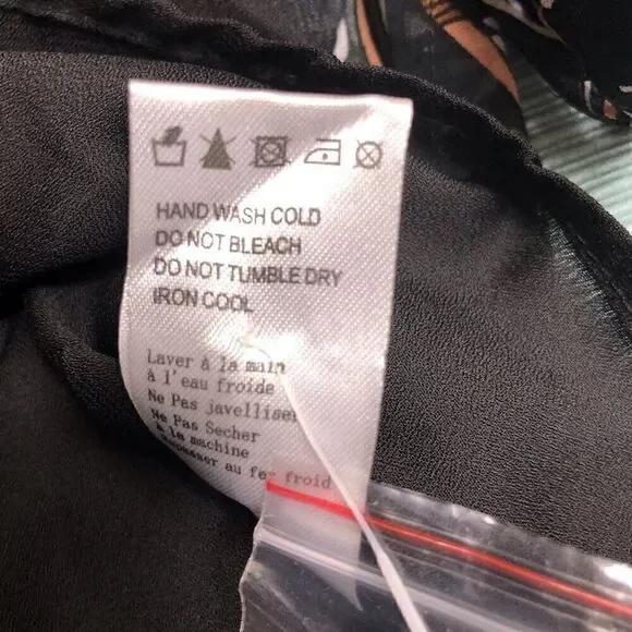 LUCCA Boho Black Floral Maxi Dress - Picture 11 of 15